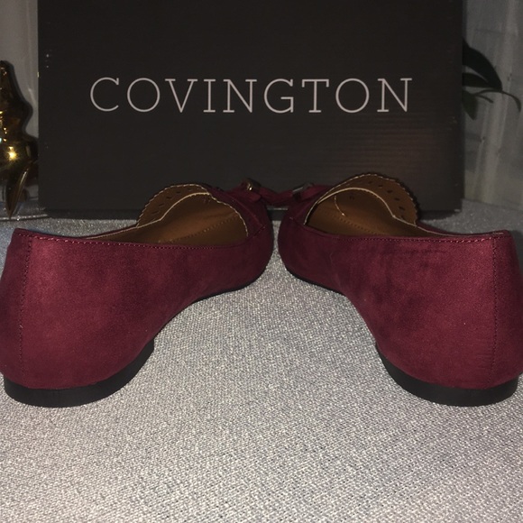 Covington Burgundy Flats 🆕 - Picture 5 of 8